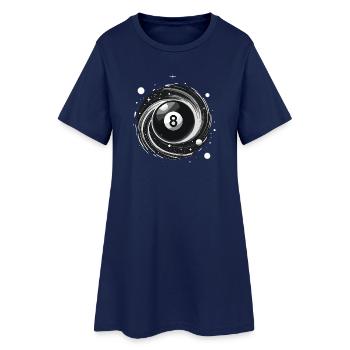 Billard Spiel Billardtisch Snooker Pool Billard - Frauen T-Shirt-Kleid - Light Navy - Vorne