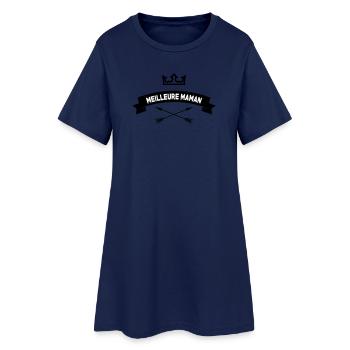 Meilleure Maman - Fête des Mères - Robe T-shirt Femme - marine clair - Devant