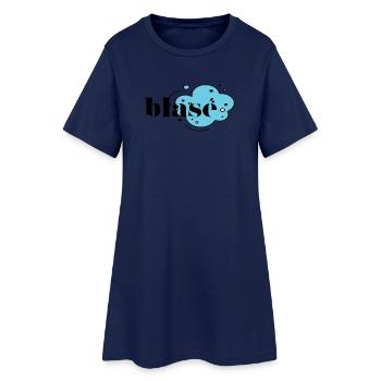Blasé - Women’s T-Shirt Dress - light navy - Front