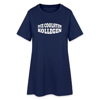 Die Coolsten Kollegen - Frauen T-Shirt-Kleid - Light Navy - Vorne