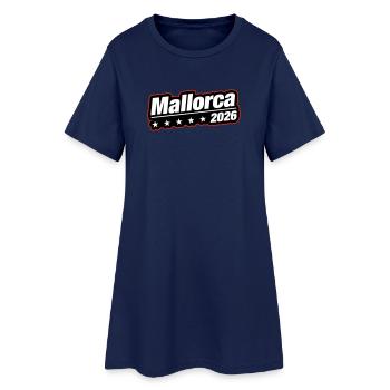 Majorque 2026 - Robe T-shirt Femme - marine clair - Devant