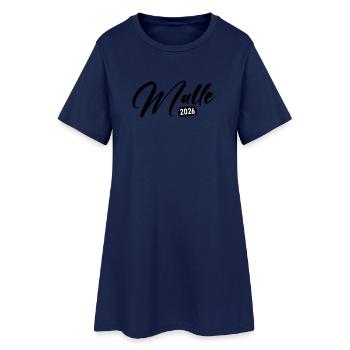 Malle 2026 - Robe T-shirt Femme - marine clair - Devant