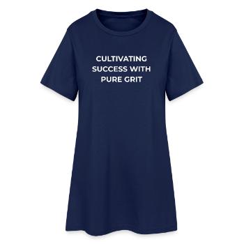 Kiwi Expert Pure Grit - Women’s T-Shirt Dress - light navy - Front