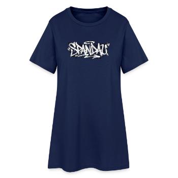 Berlin Spandau Graffiti Oldschool Hip Hop - Frauen T-Shirt-Kleid - Light Navy - Vorne