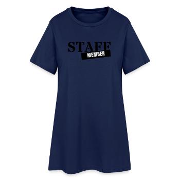 Membre du personnel - Employé de l’équipe pour événements personnels - Robe T-shirt Femme - marine clair - Devant