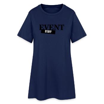 Personnel de l’événement - Personnel de l’équipe d’équipe - Robe T-shirt Femme - marine clair - Devant