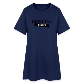 Official Member - Crew Team Club Mitglied Event - Women’s T-Shirt Dress - light navy - Front