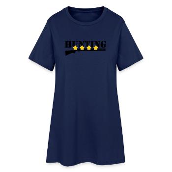 Chasse - Chasseur - Robe T-shirt Femme - marine clair - Devant