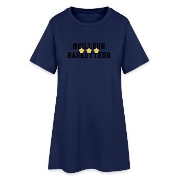 Best Basketball Player - Women’s T-Shirt Dress - light navy - Front