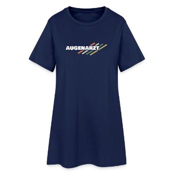Augenarzt - Frauen T-Shirt-Kleid - Light Navy - Vorne