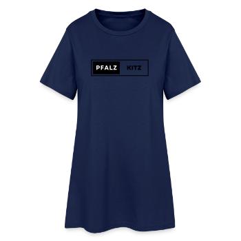 Lauser - Frauen T-Shirt-Kleid - Light Navy - Vorne