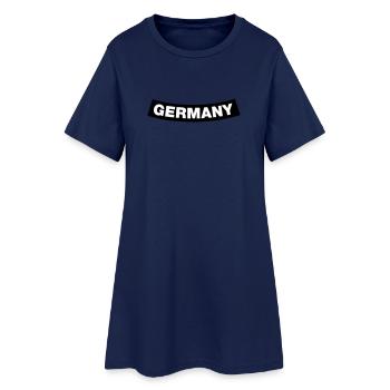 Élément du chapitre allemand (JGA MC-Rocker-Design) - Robe T-shirt Femme - marine clair - Devant