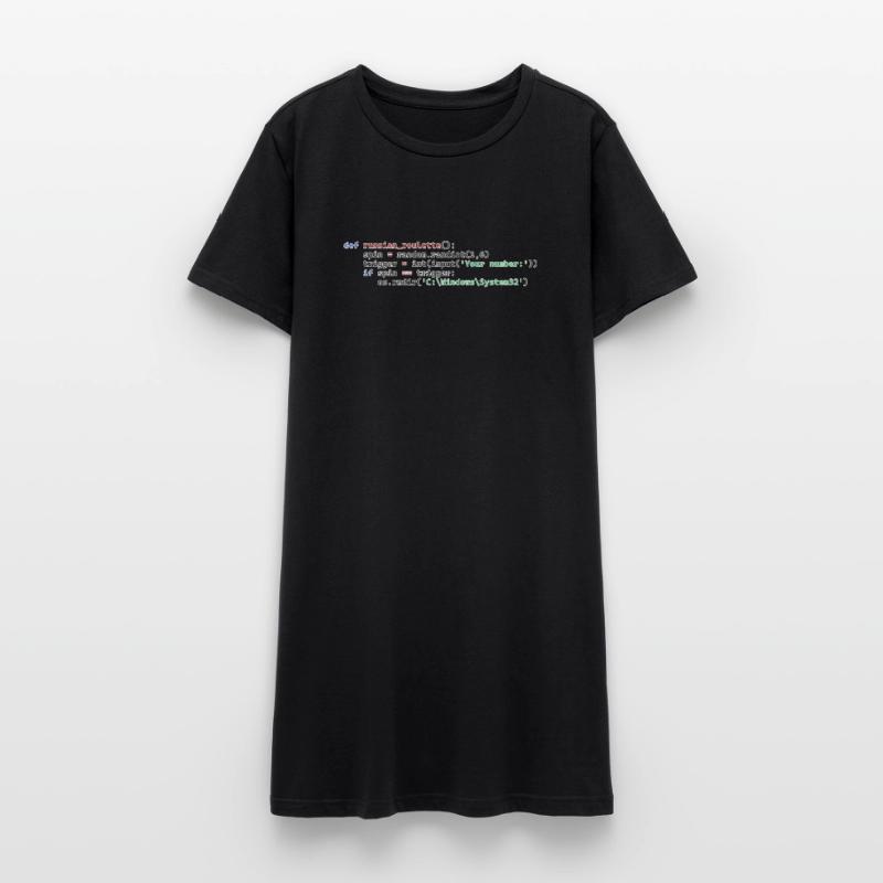 Roulette russe Python Robe T-shirt Femme