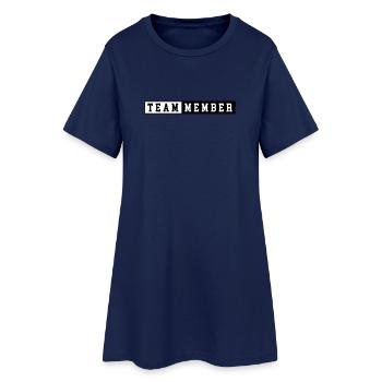 Team Member - Women’s T-Shirt Dress - light navy - Front