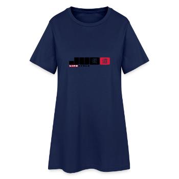 judo - Robe T-shirt Femme - marine clair - Devant