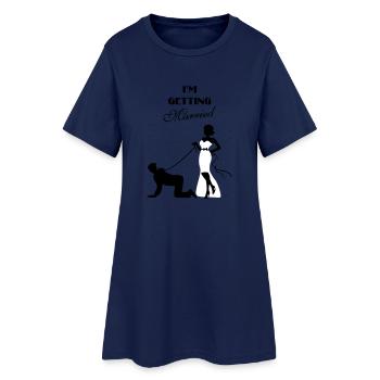 Im getting married - Frauen T-Shirt-Kleid - Light Navy - Vorne