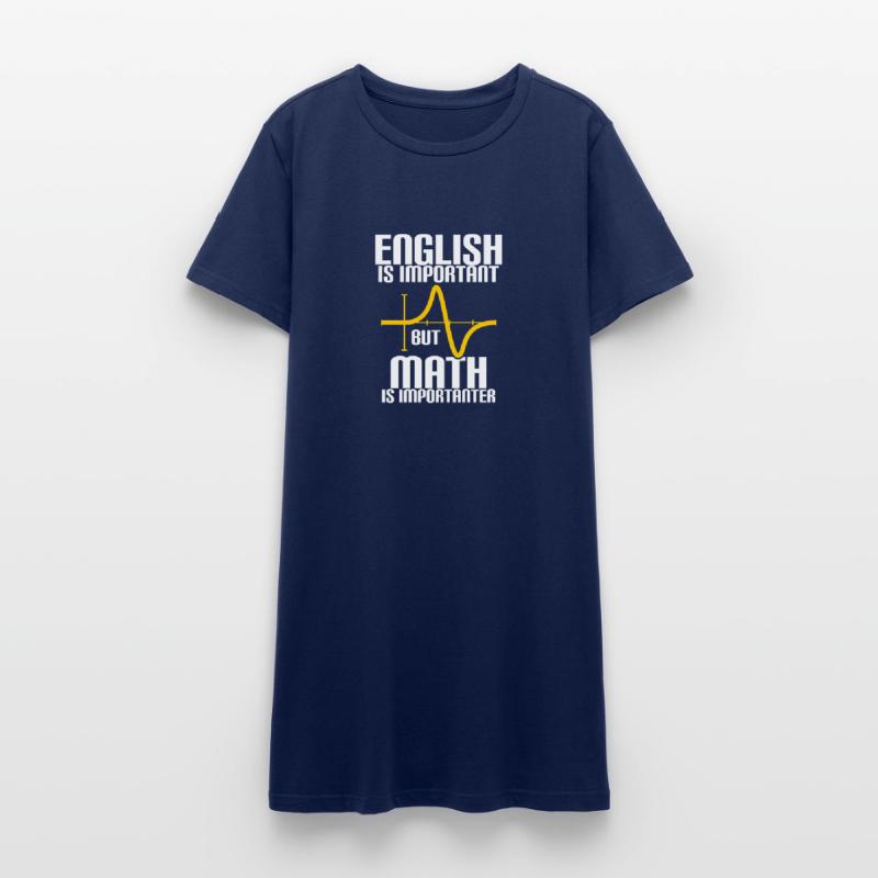 MATH EST PLUS IMPORTANT QUE L'ANGLAIS - MATH - COMPUTING Robe T-shirt Femme