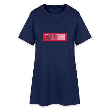 TOHUWABOHU - SIMPLE - Robe T-shirt Femme - marine clair - Devant