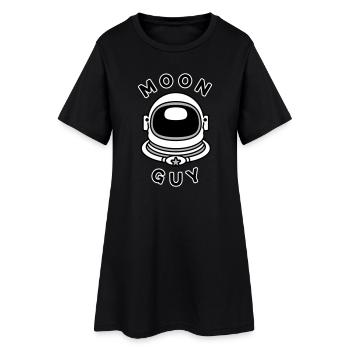Moon Guy 2 (couleur changeante) - Robe T-shirt Femme - noir - Devant
