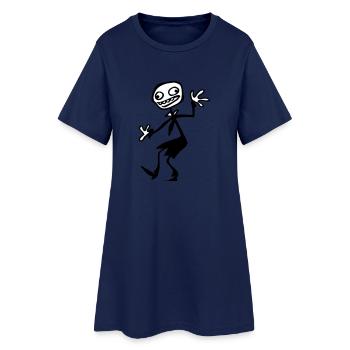 Scray vous Zombie - Robe T-shirt Femme - marine clair - Devant