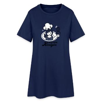 cuisines de la Reine - cuisine reine 2C - Robe T-shirt Femme - marine clair - Devant