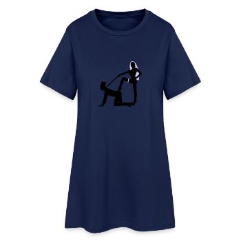 Junggesellenabschied Junggeselle Hochzeit Ehe - Frauen T-Shirt-Kleid - Light Navy - Vorne