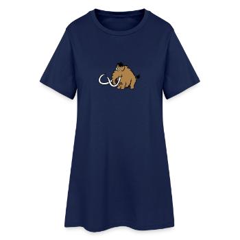 Mammoet - Robe T-shirt Femme - marine clair - Devant