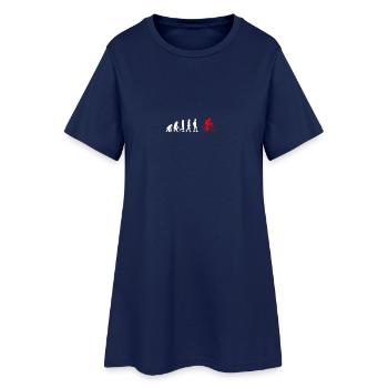 EVOLUTION bicycle cycling bike - Frauen T-Shirt-Kleid - Light Navy - Vorne