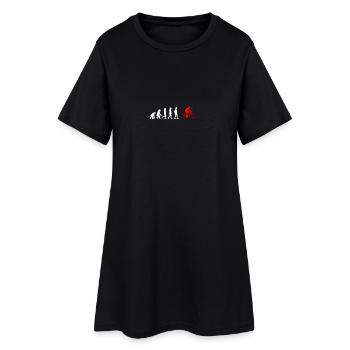 EVOLUTION bicycle cycling bike - Frauen T-Shirt-Kleid - Schwarz - Vorne
