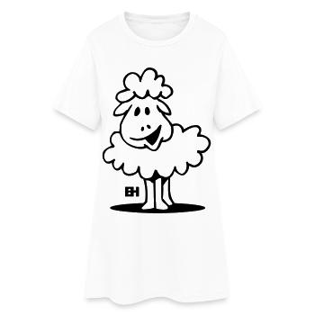 Sheep - Women’s T-Shirt Dress - white - Front