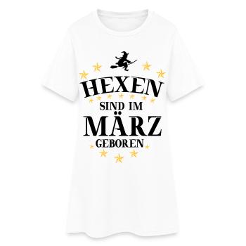 Sorcières de mars - Robe T-shirt Femme - blanc - Devant