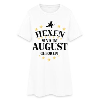 Sorcière août - Robe T-shirt Femme - blanc - Devant