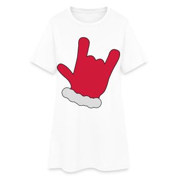 Christmas - Women’s T-Shirt Dress - white - Front