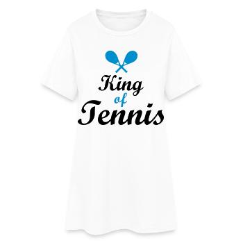 tennis - Robe T-shirt Femme - blanc - Devant