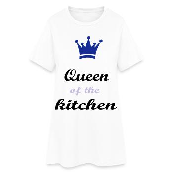 Cuire - Robe T-shirt Femme - blanc - Devant