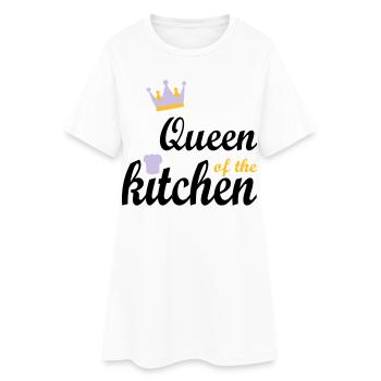 cuisine - Robe T-shirt Femme - blanc - Devant