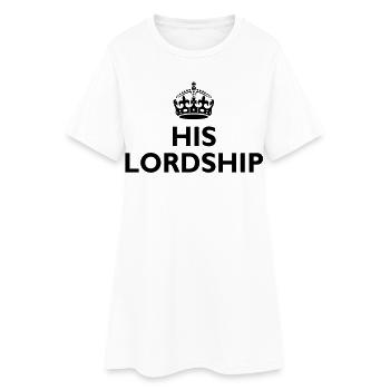 His lordship - Women’s T-Shirt Dress - white - Front