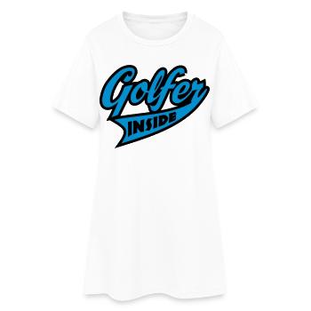 golf - Robe T-shirt Femme - blanc - Devant