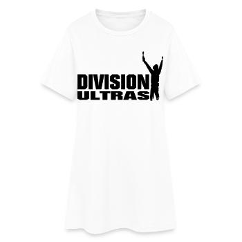 Ultras Hooligans Division - Frauen T-Shirt-Kleid - Weiß - Vorne
