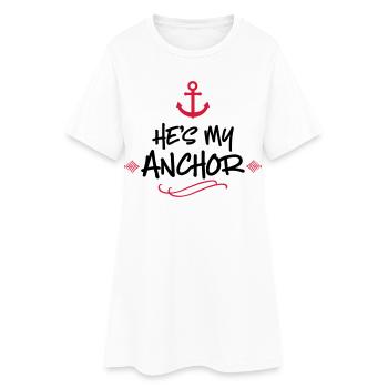 mariage - Robe T-shirt Femme - blanc - Devant