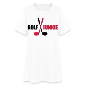 golf - Women’s T-Shirt Dress - white - Front