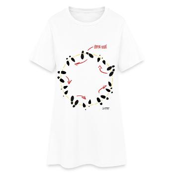 Salsa Rueda de Casino - Robe T-shirt Femme - blanc - Devant