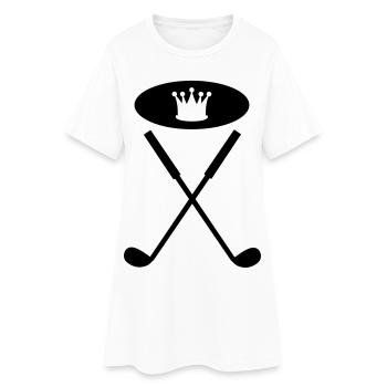 golf - Robe T-shirt Femme - blanc - Devant