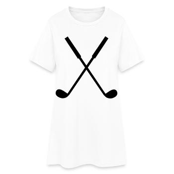 golf - Robe T-shirt Femme - blanc - Devant