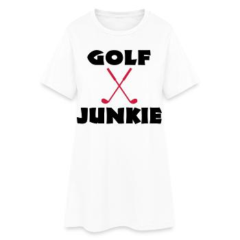 golf - Women’s T-Shirt Dress - white - Front