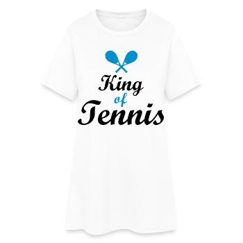 tennis - Robe T-shirt Femme - blanc - Devant