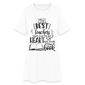 The Best Teachers... - Robe T-shirt Femme - blanc - Devant