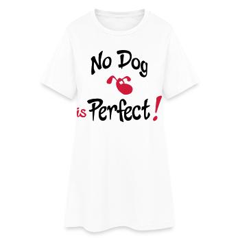 drôle de chien - Robe T-shirt Femme - blanc - Devant