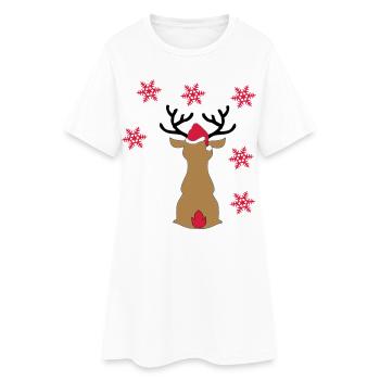 orignal - Robe T-shirt Femme - blanc - Devant