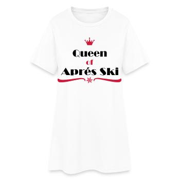 Apres Ski Reine - Robe T-shirt Femme - blanc - Devant